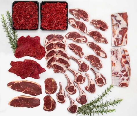 Select 2 Box- All Beef Or All Lamb Or A Mix Of Lamb And Beef 14 Kilos